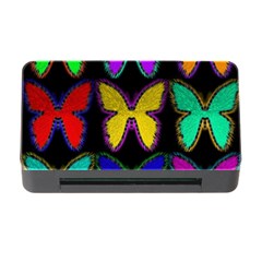 Butterflies Pattern Memory Card Reader With Cf by Nexatart