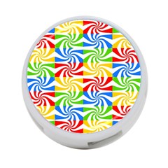 Colorful Abstract Creative 4-port Usb Hub (two Sides)  by Nexatart