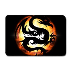 Dragon Fire Monster Creature Small Doormat  by Nexatart
