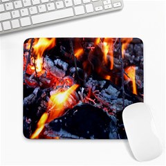 Fire Embers Flame Heat Flames Hot Large Mousepads by Nexatart
