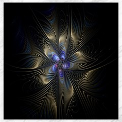 Fractal Blue Abstract Fractal Art Canvas 20  X 20   by Nexatart