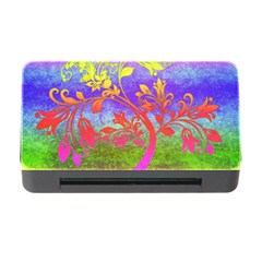 Tree Colorful Mystical Autumn Memory Card Reader With Cf by Nexatart