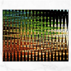 Triangle Patterns Rectangular Jigsaw Puzzl by Nexatart
