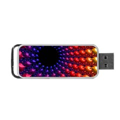 Fractal Mathematics Abstract Portable Usb Flash (two Sides) by Amaryn4rt