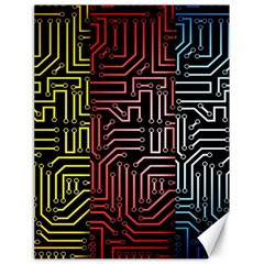 Circuit Board Seamless Patterns Set Canvas 18  X 24   by Amaryn4rt