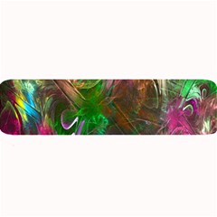 Fractal Texture Abstract Messy Light Color Swirl Bright Large Bar Mats by Simbadda
