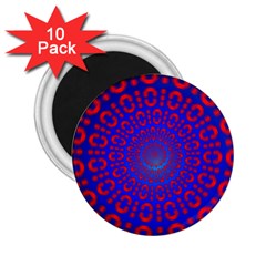 Binary Code Optical Illusion Rotation 2 25  Magnets (10 Pack)  by Simbadda
