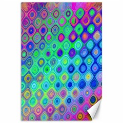 Background Texture Pattern Colorful Canvas 12  X 18  
