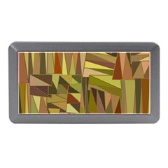 Earth Tones Geometric Shapes Unique Memory Card Reader (mini) by Simbadda