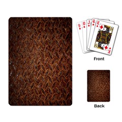 Texture Background Rust Surface Shape Playing Card by Simbadda