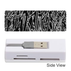 Gray Background Pattern Memory Card Reader (stick)  by Simbadda