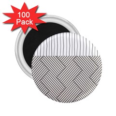 Lines And Stripes Patterns 2 25  Magnets (100 Pack)  by TastefulDesigns