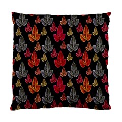 Leaves Pattern Background Standard Cushion Case (two Sides) by Simbadda