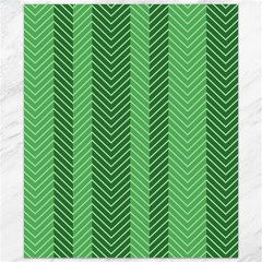 Green Herringbone Pattern Background Wallpaper Canvas 20  X 24   by Simbadda