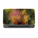 Abstract Brush Strokes In A Floral Pattern  Memory Card Reader with CF Front