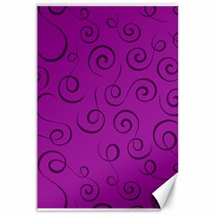 Pattern Canvas 12  X 18   by Valentinaart