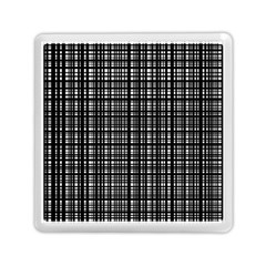 Crosshatch Target Line Black Memory Card Reader (square)  by Mariart