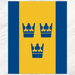 King Queen Crown Blue Yellow Canvas 16  X 20   by Mariart