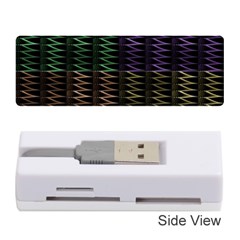 Multicolor Pattern Digital Computer Graphic Memory Card Reader (stick)  by Nexatart