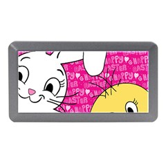 Easter Bunny And Chick  Memory Card Reader (mini) by Valentinaart