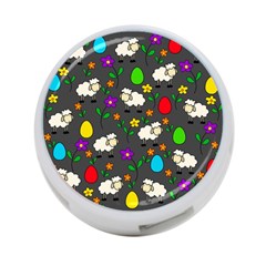 Easter Lamb 4-port Usb Hub (two Sides)  by Valentinaart