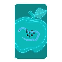 Xray Worms Fruit Apples Blue Memory Card Reader by Mariart