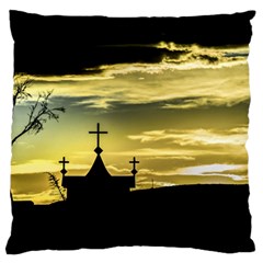 Graves At Side Of Road In Santa Cruz, Argentina Standard Flano Cushion Case (two Sides) by dflcprints