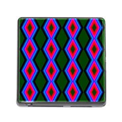 Quadrate Repetition Abstract Pattern Memory Card Reader (square) by Nexatart