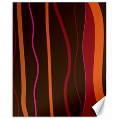 Colorful Striped Background Canvas 16  X 20   by TastefulDesigns