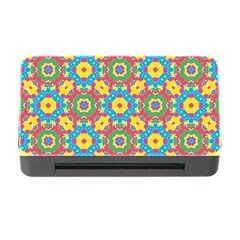 Geometric Multicolored Print Memory Card Reader With Cf by dflcprints