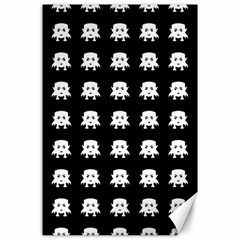 Emoji Baby Vampires Pattern Canvas 24  X 36 