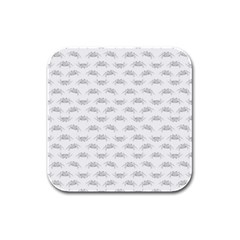 Pop Art Style Crabs Motif Pattern Blob Rubber Square Coaster (4 Pack)  by dflcprints