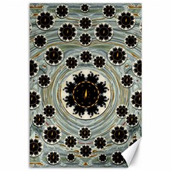 Wood In The Soft Fire Galaxy Pop Art Canvas 12  X 18   by pepitasart