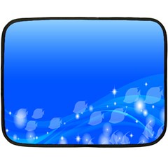 Fish Swim Blue Water Swea Beach Star Wave Chevron Double Sided Fleece Blanket (mini)  by Mariart