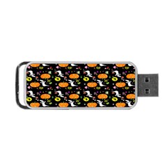 Ghost Pumkin Craft Halloween Hearts Portable Usb Flash (two Sides) by Mariart