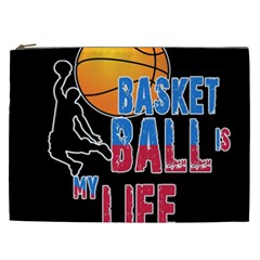 Basketball Is My Life Cosmetic Bag (xxl)  by Valentinaart