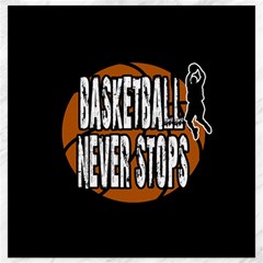 Basketball Never Stops Canvas 16  X 16   by Valentinaart