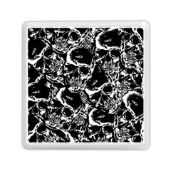 Skulls Pattern Memory Card Reader (square)  by ValentinaDesign