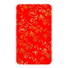 Golden Swrils Pattern Background Memory Card Reader by Nexatart