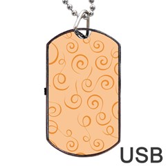 Pattern Dog Tag Usb Flash (two Sides) by ValentinaDesign