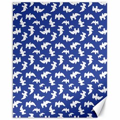 Birds Silhouette Pattern Canvas 16  X 20   by dflcprintsclothing