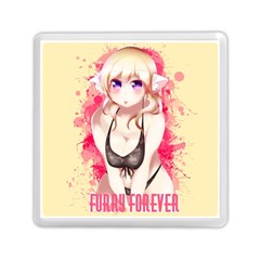 Blonde Hair Bikini Furry Girl Memory Card Reader (square)  by Catifornia