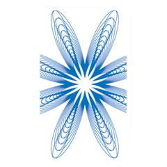 Blue Spirograph Pattern Circle Geometric Memory Card Reader by Nexatart