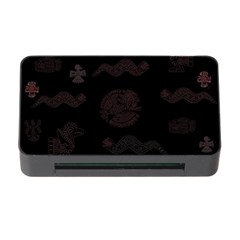 Aztecs Pattern Memory Card Reader With Cf by ValentinaDesign