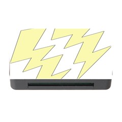Lightning Yellow Memory Card Reader With Cf by Mariart