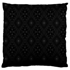 Star Black Large Cushion Case (two Sides) by Mariart