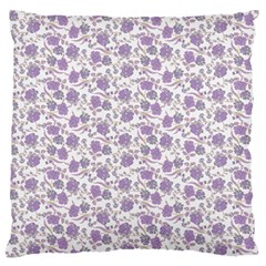 Roses Pattern Large Cushion Case (two Sides) by Valentinaart