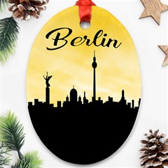 Berlin Oval Ornament (two Sides) by Valentinaart