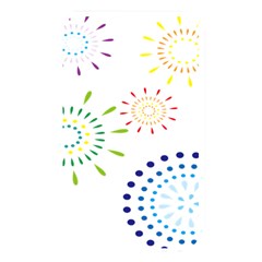 Fireworks Illustrations Fire Partty Polka Memory Card Reader by Mariart