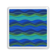 Geometric Line Wave Chevron Waves Novelty Memory Card Reader (square)  by Mariart